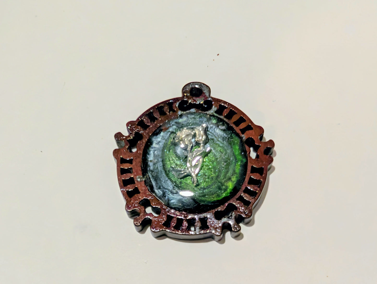 Wooden Resin Charm E