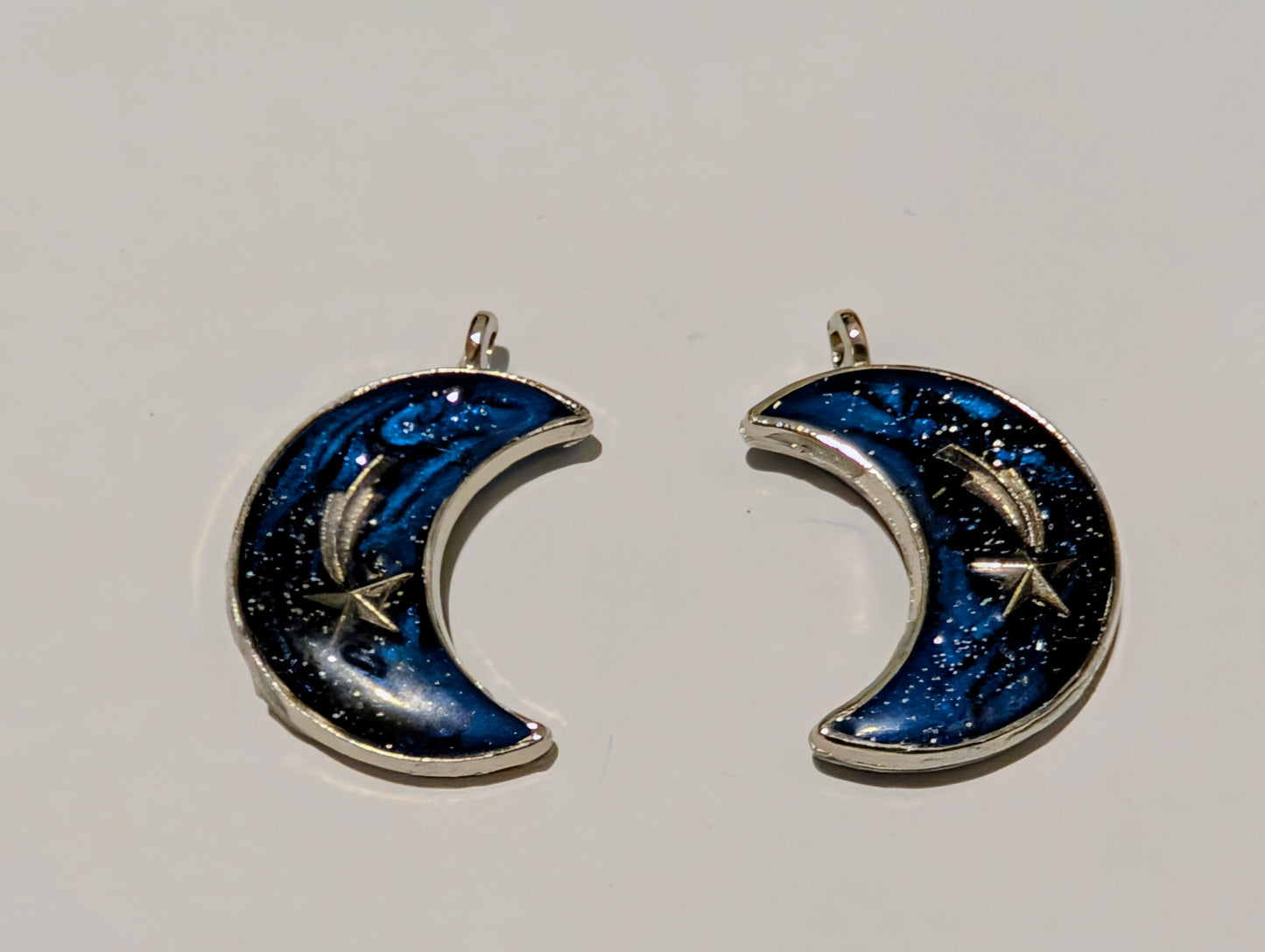 Space Resin Charm Pair C