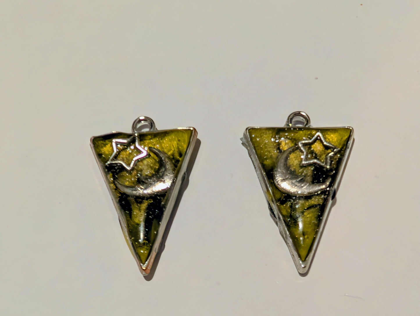 Space Resin Charm Pair F