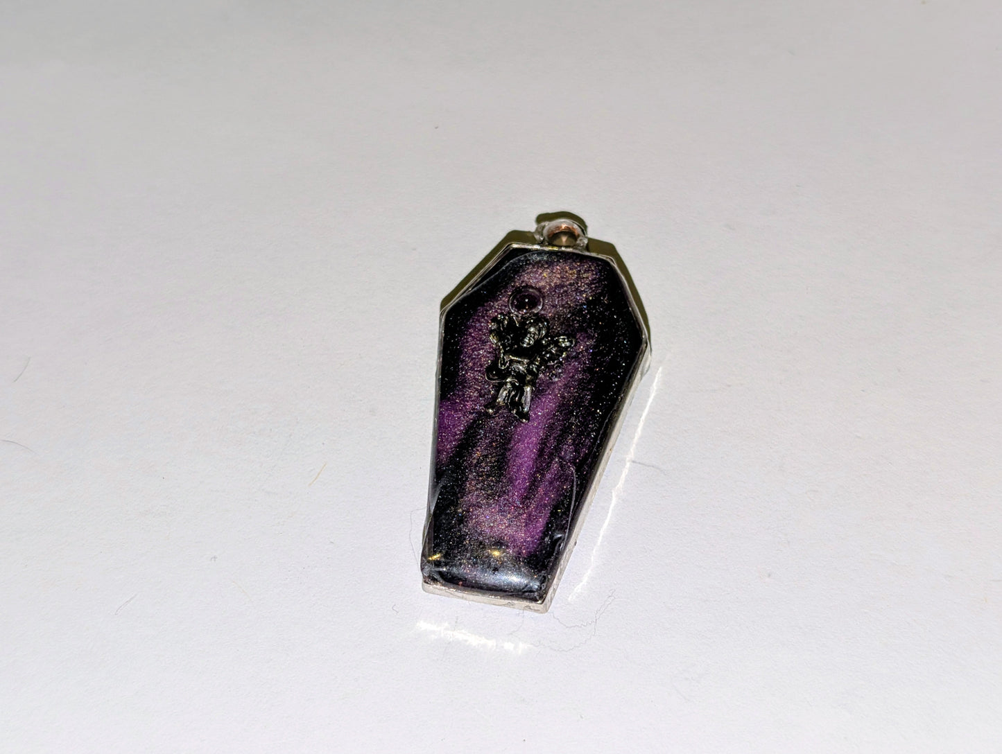 Spooky Coffin Resin Charm B