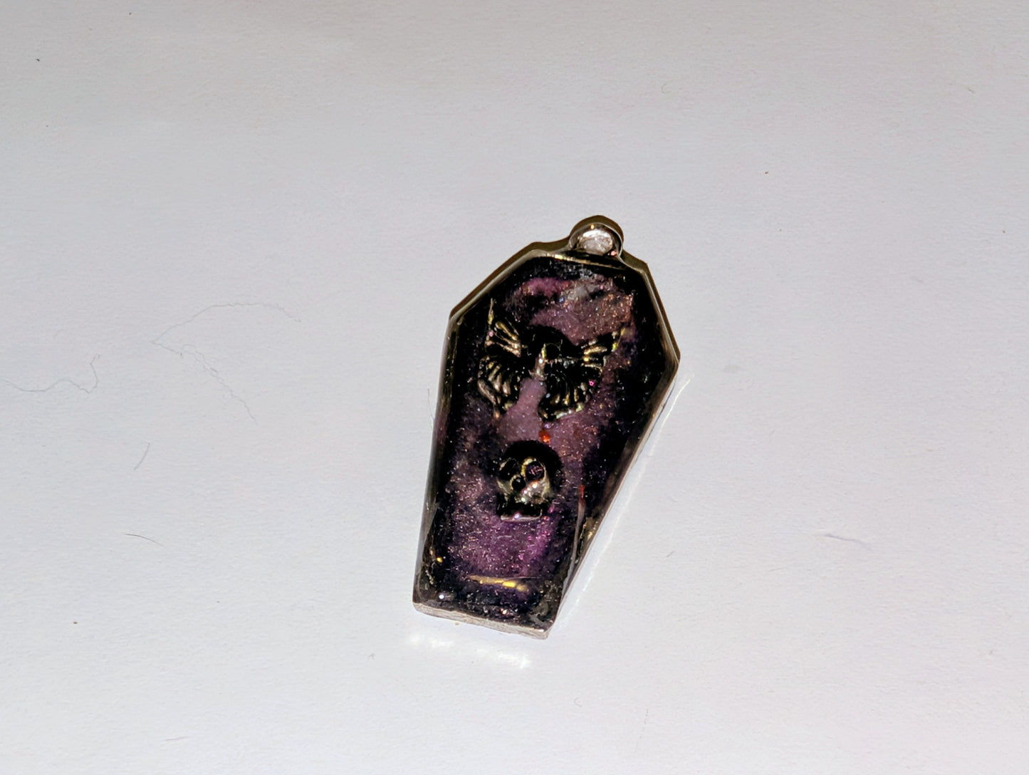 Spooky Coffin Resin Charm F