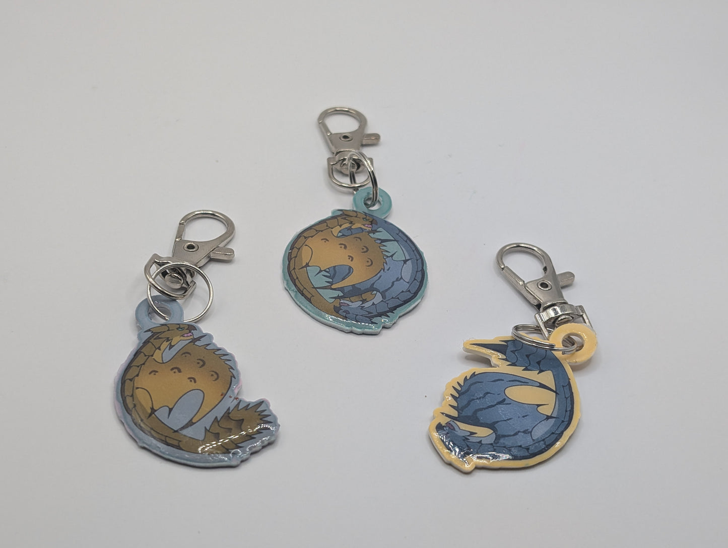 Monster Hunter Rathalos and Rathian Charms
