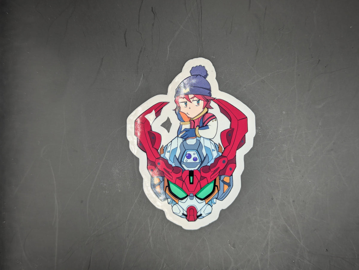 Gundam Machu X Gquux Sticker