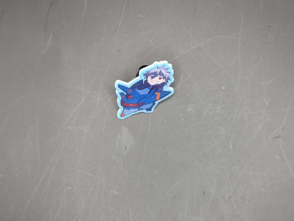 Evangelion Kaworu Chibi Pin