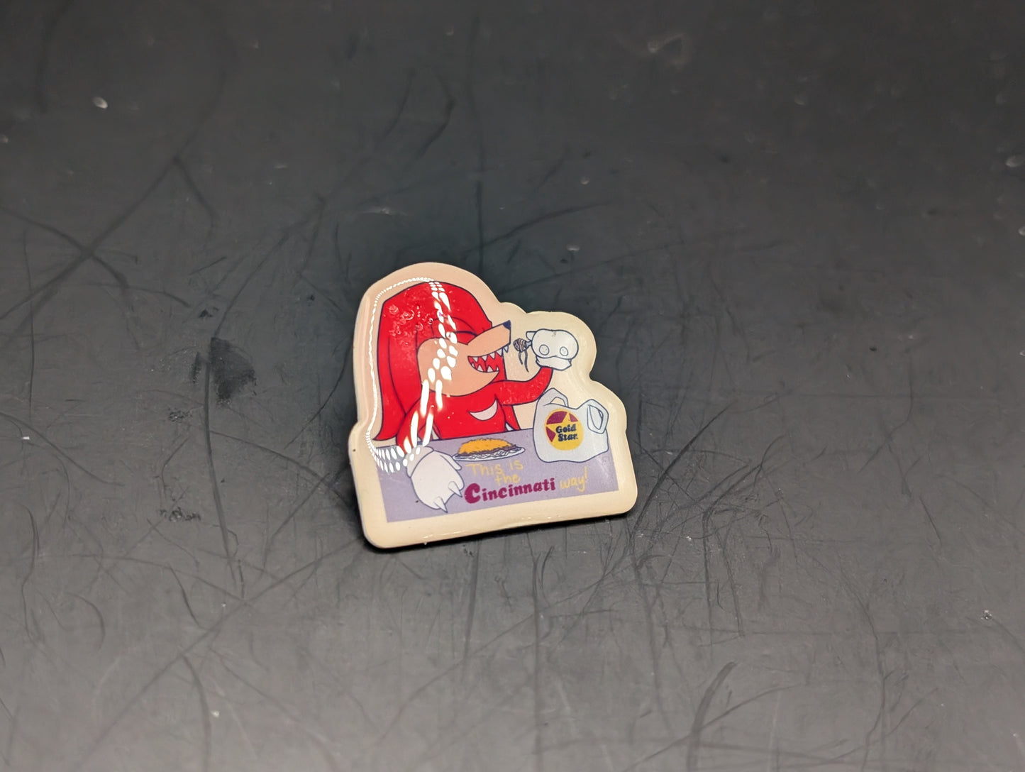 Gold Star Knuckles Pin