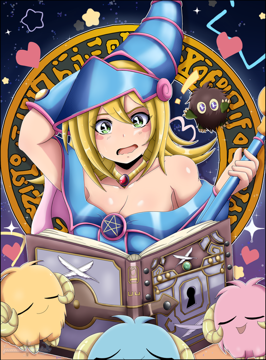 Dark Magician Poster by PandaWandaz