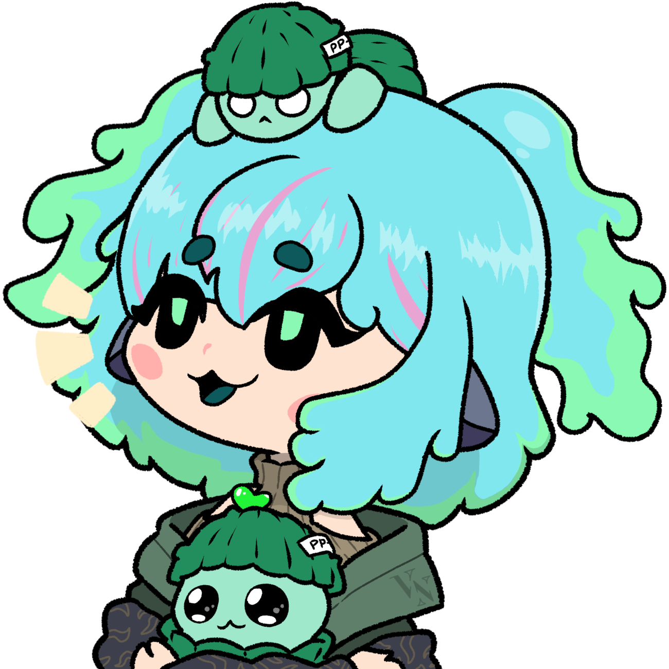 Pia "Oh Hi!" Sticker