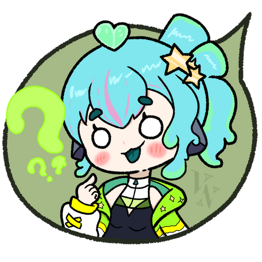 Confused Pia Sticker