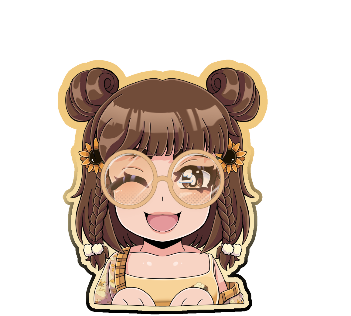 GlassesJournal Vtuber Sticker