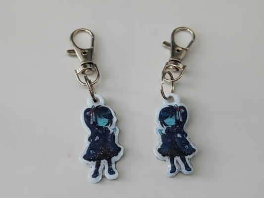 Deltarune Kris Keychain
