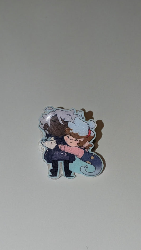 Ghost Hug Pin