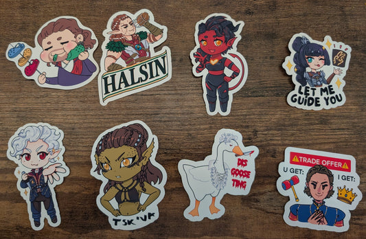 Baldur's Gate 3 Stickers
