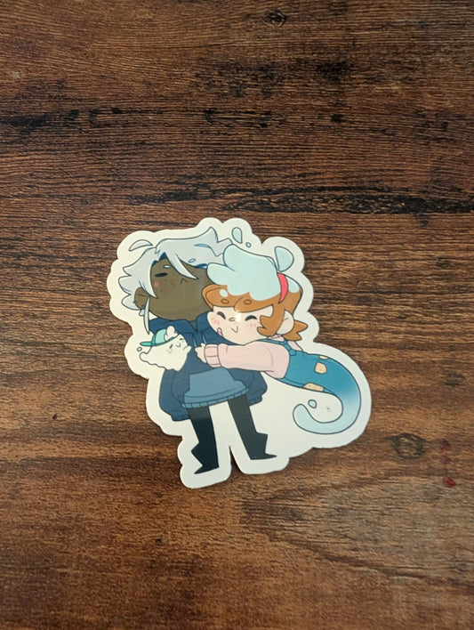 Ghost Hug Sticker