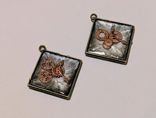 Chronos Resin Charm Pair A