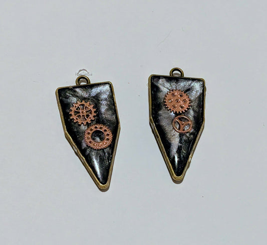 Chronos Resin Charm Pair D