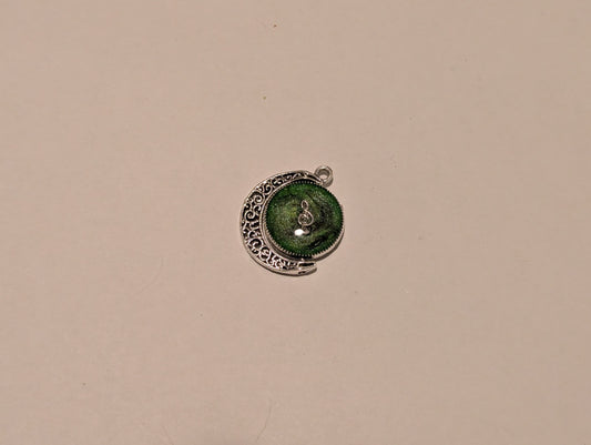 Music Notation Rotating Charm Resin C