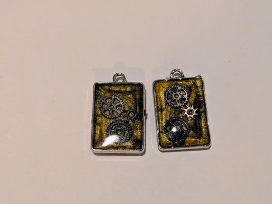 Chronos Resin Charm Pair G