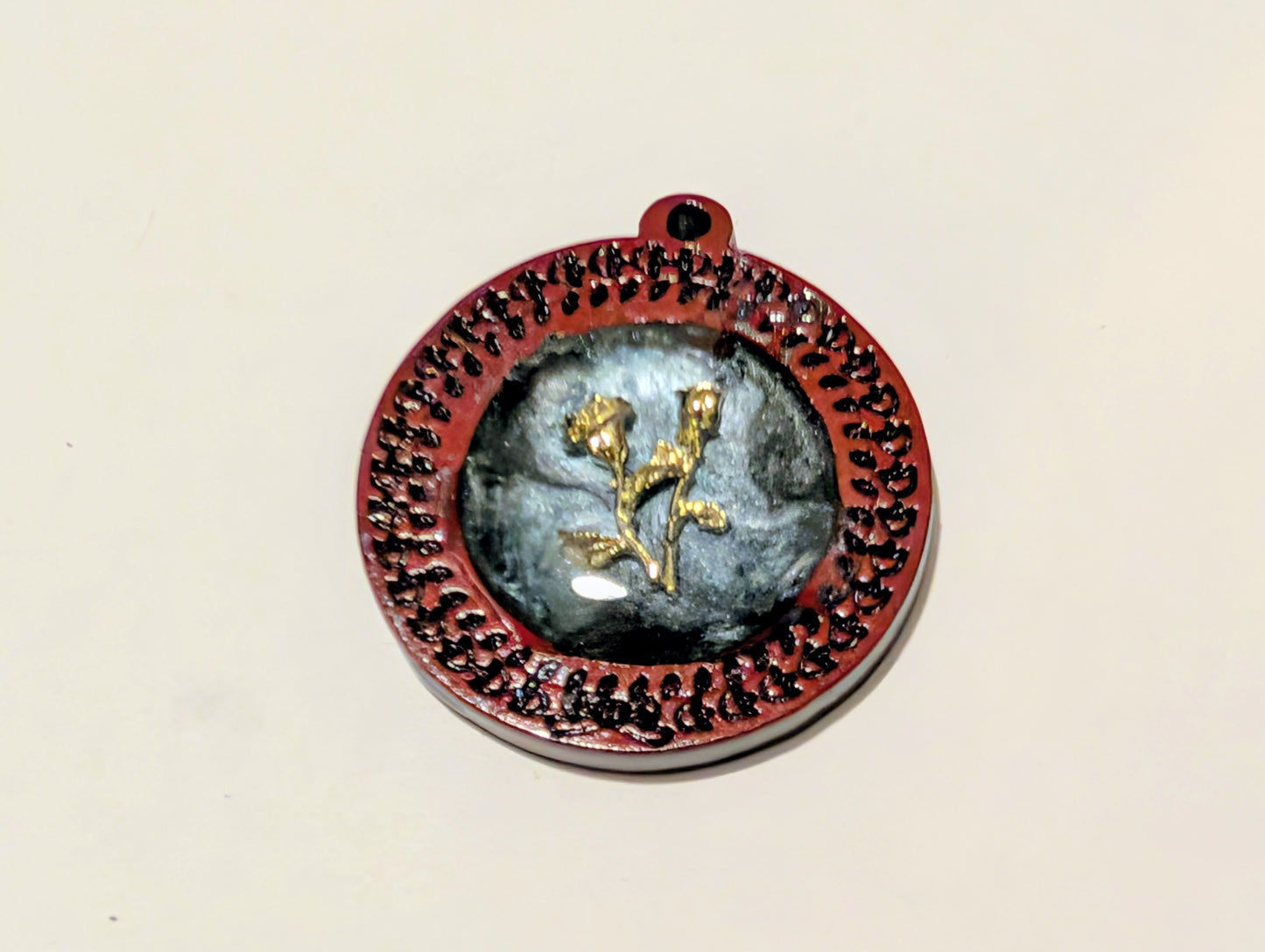 Wooden Resin Charm A