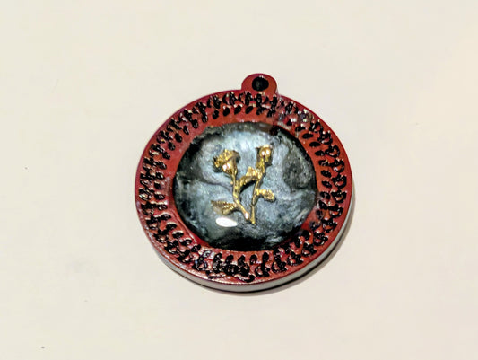 Wooden Resin Charm A