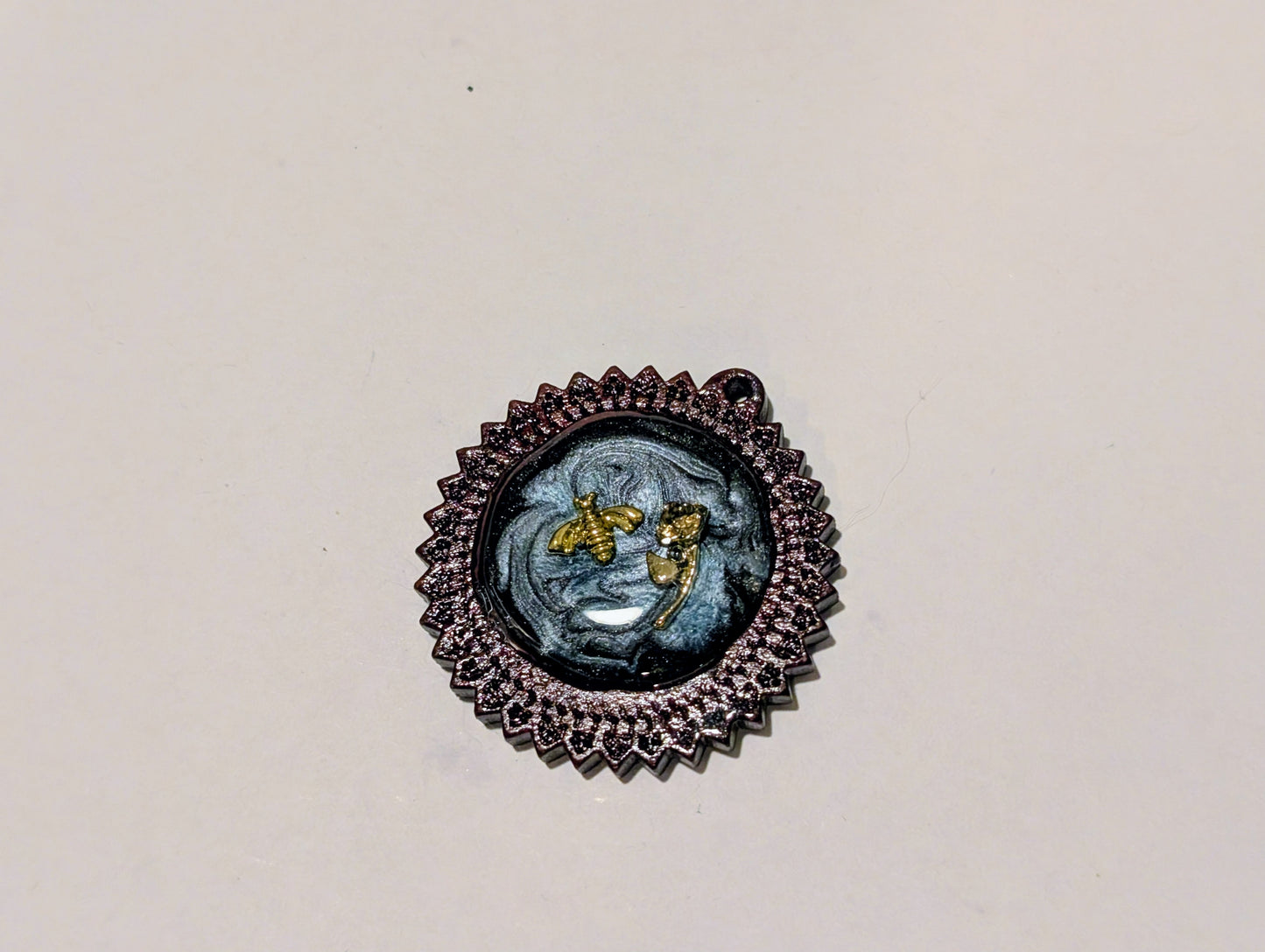 Wooden Resin Charm B