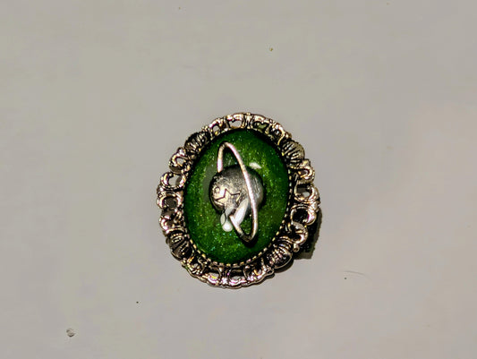 Space Resin Lapel Pin J