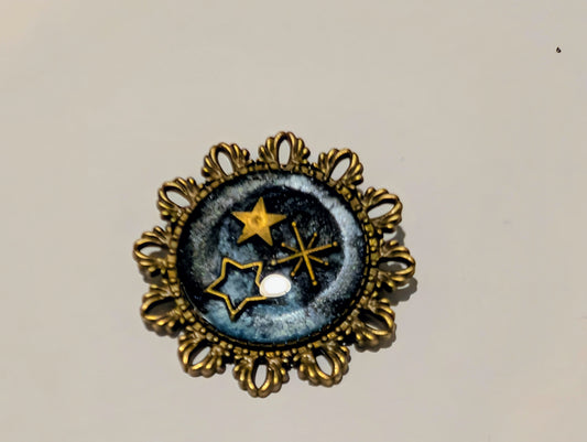 Space Resin Lapel Pin I