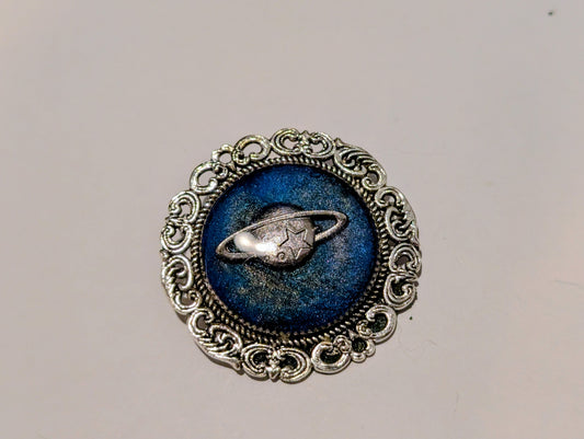 Space Resin Lapel Pin H