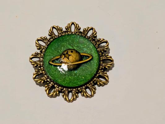 Space Resin Lapel Pin E