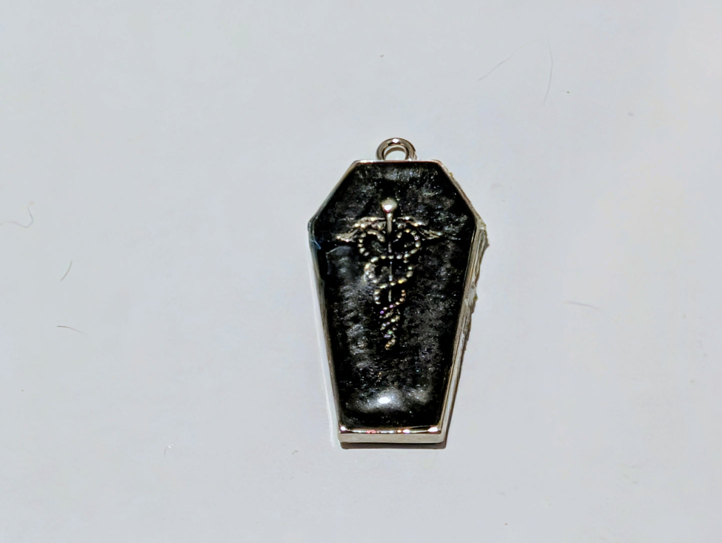 Spooky Coffin Resin Charm A