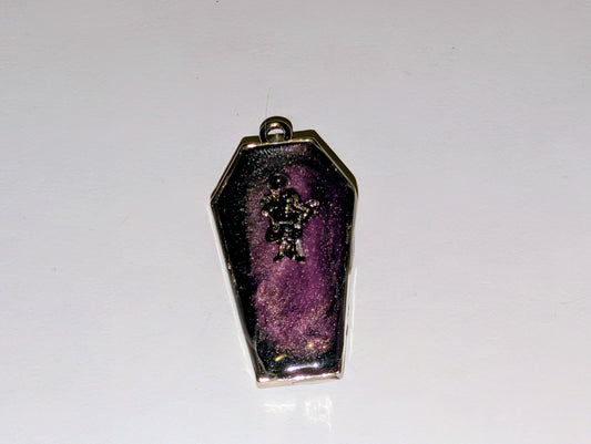 Spooky Coffin Resin Charm C