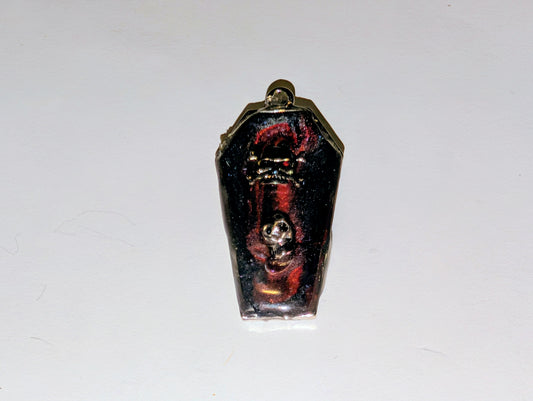 Spooky Coffin Resin Charm D