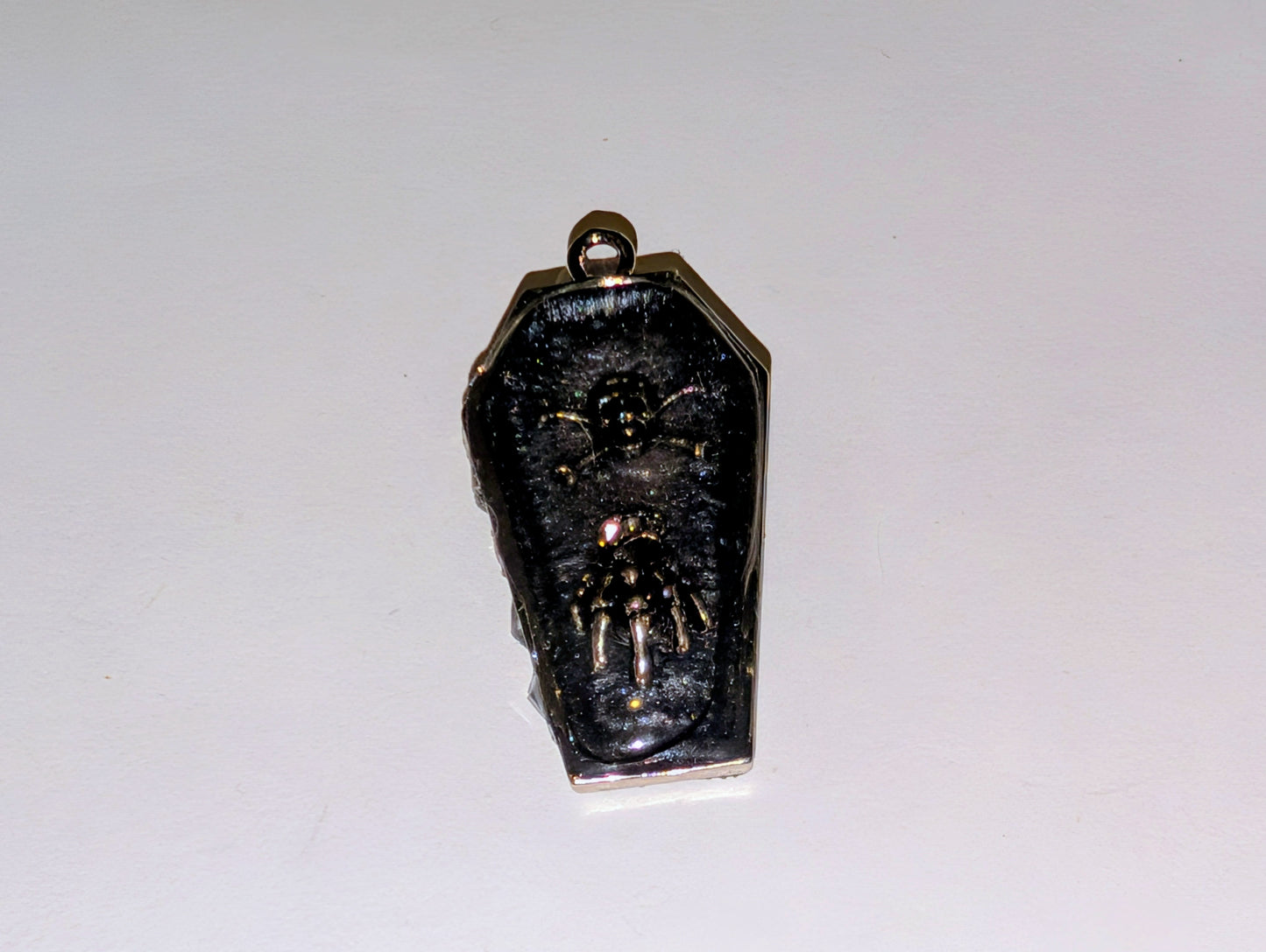 Spooky Coffin Resin Charm E