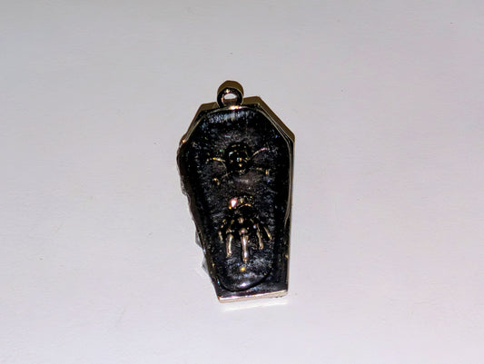Spooky Coffin Resin Charm E