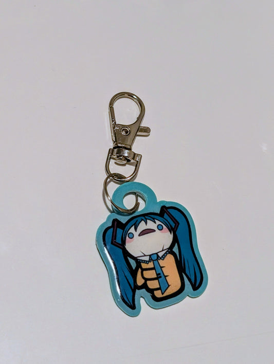 Hatsune Miku Squeezy Toy Charm