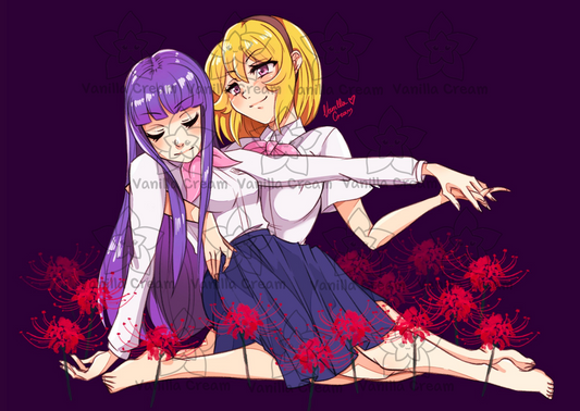 Higurashi Satoko x Rika Poster