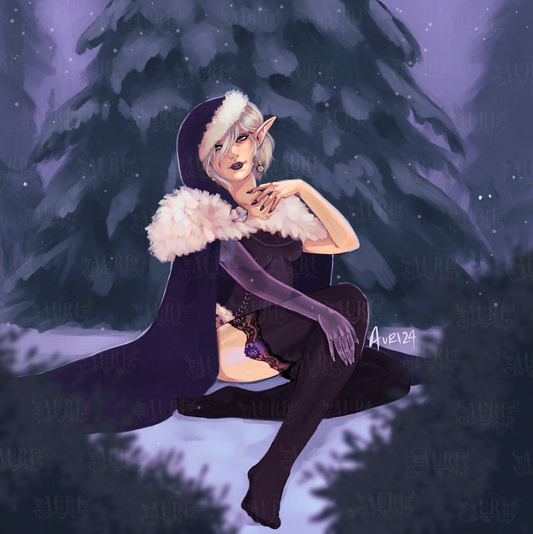 Christmas Elf Poster by Auri