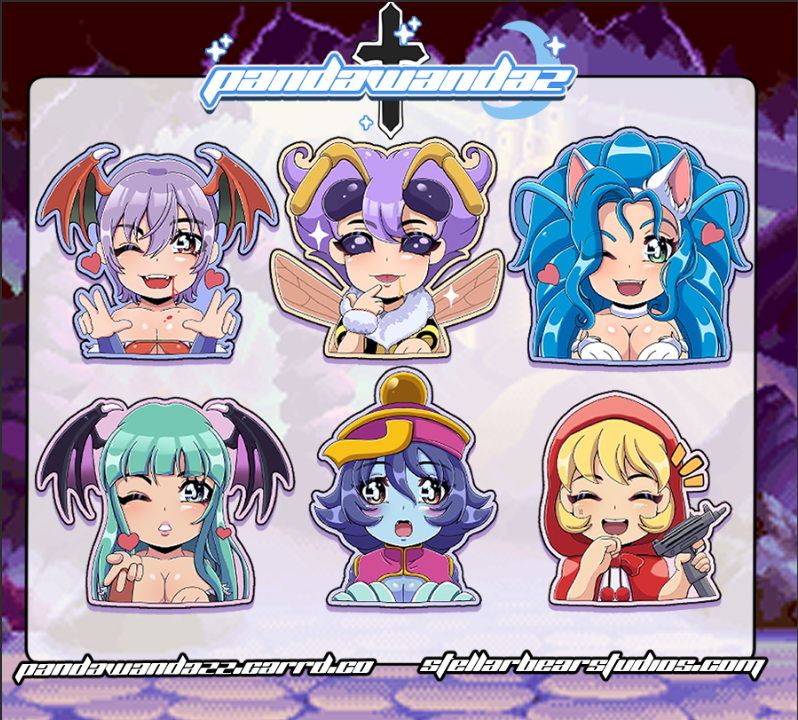 Darkstalkers Stickers