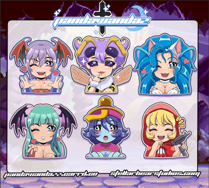 Darkstalkers Stickers