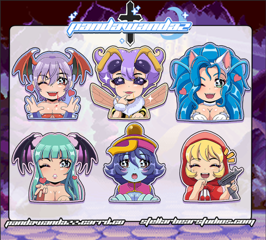Darkstalkers Stickers