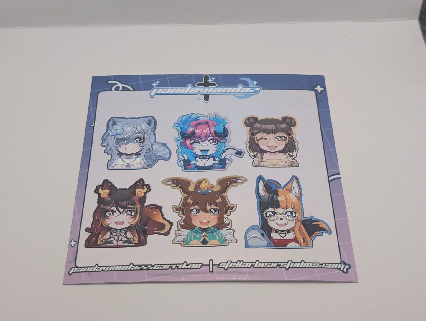 Vtuber Sticker Sheet