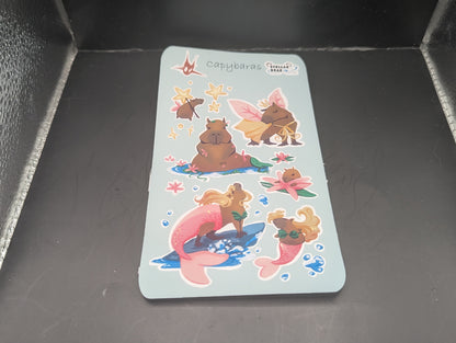 Capybara Sticker Sheet