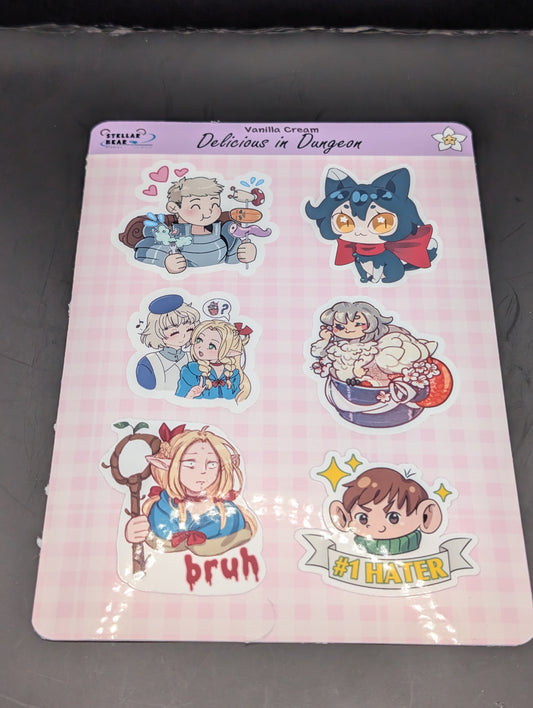 Delicious in Dungeon (DunMeshi) Sticker Sheet