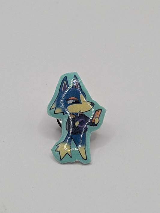 Animal Crossing Wolfgang Pin
