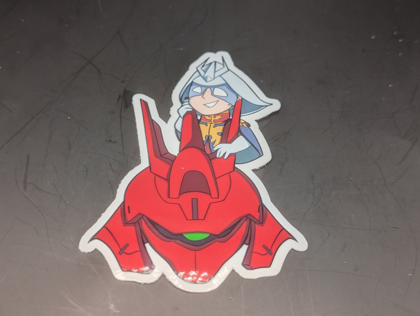 Gundam Char X Sazabi Sticker