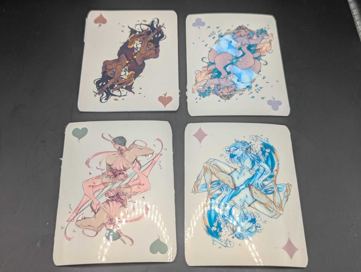 Playing Card Sticker Collection