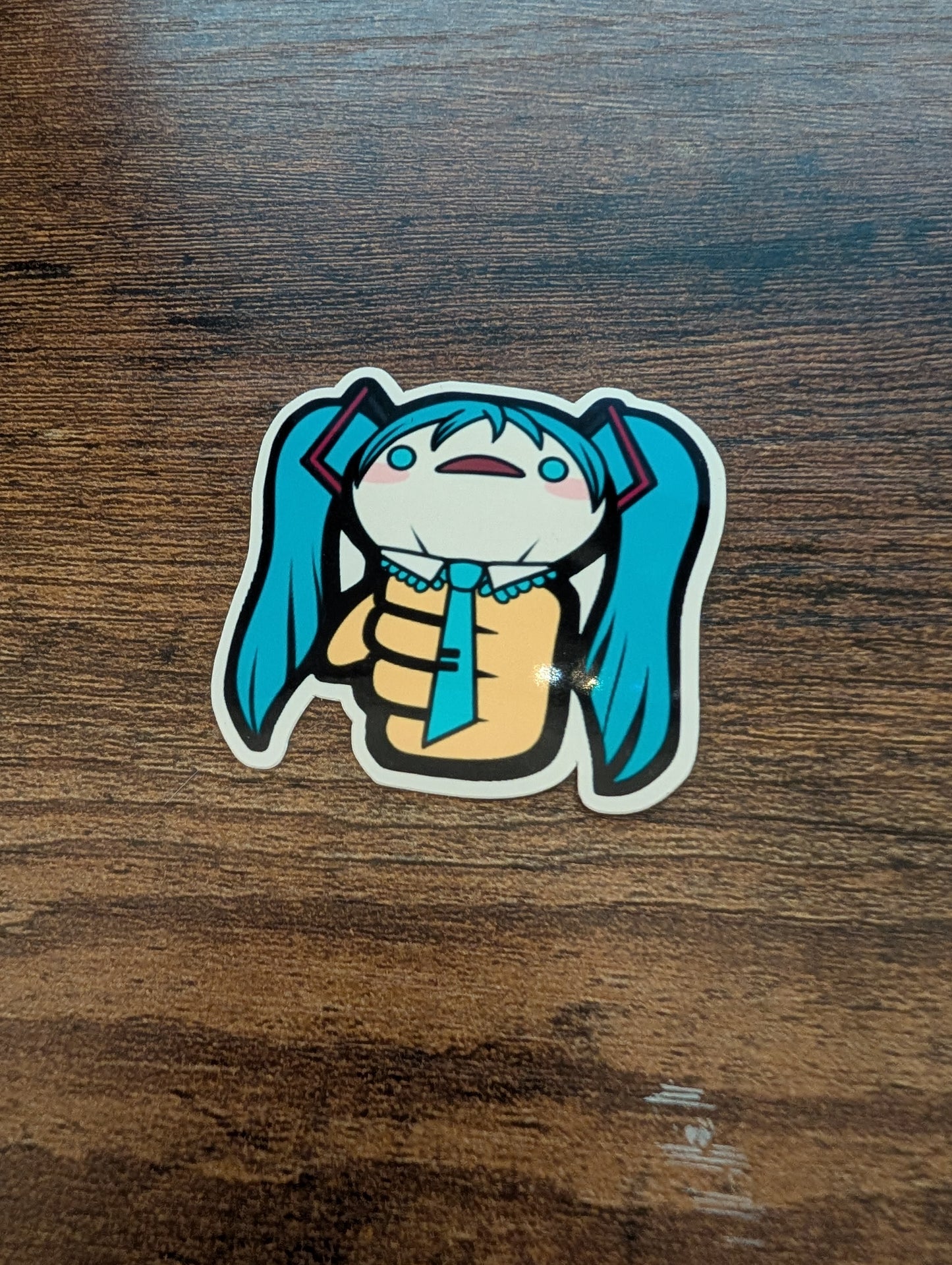Hatsune Miku Squeezy Toy Sticker
