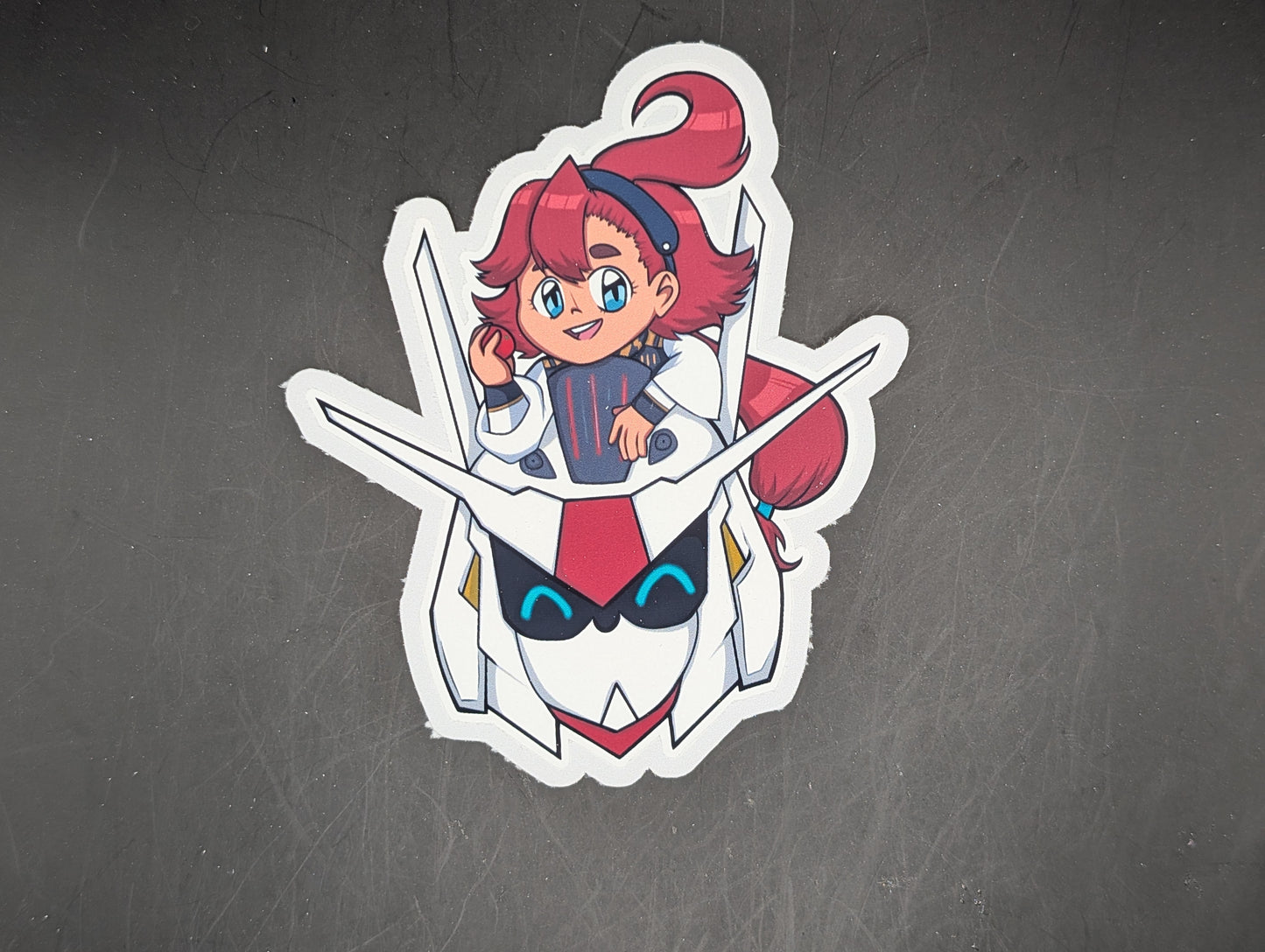 Gundam Aerial and Suletta Sticker