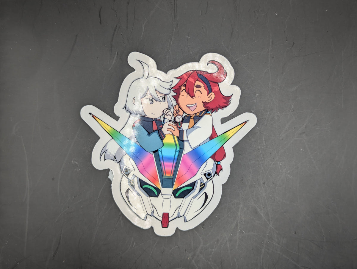Gundam Calibarn X Suletta X Miorine Sticker