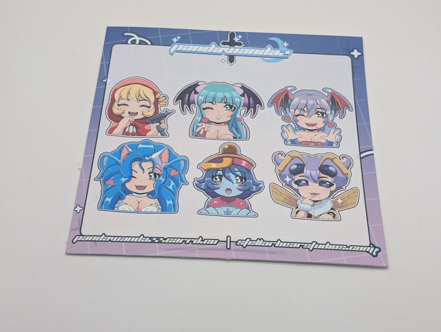 Darkstalkers Sticker Sheet