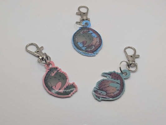 Monster Hunter Rathalos and Rathian Charms
